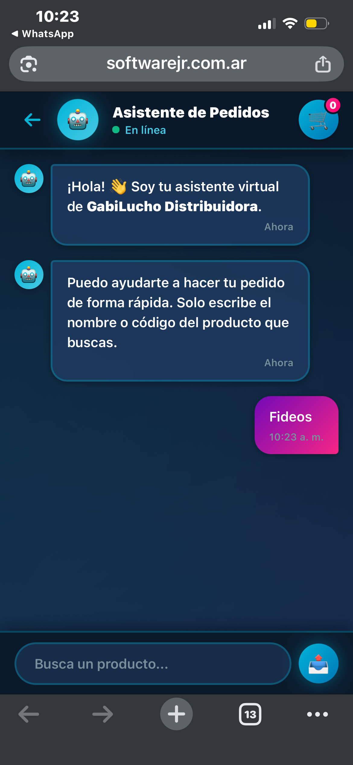 Interfaz Conversacional