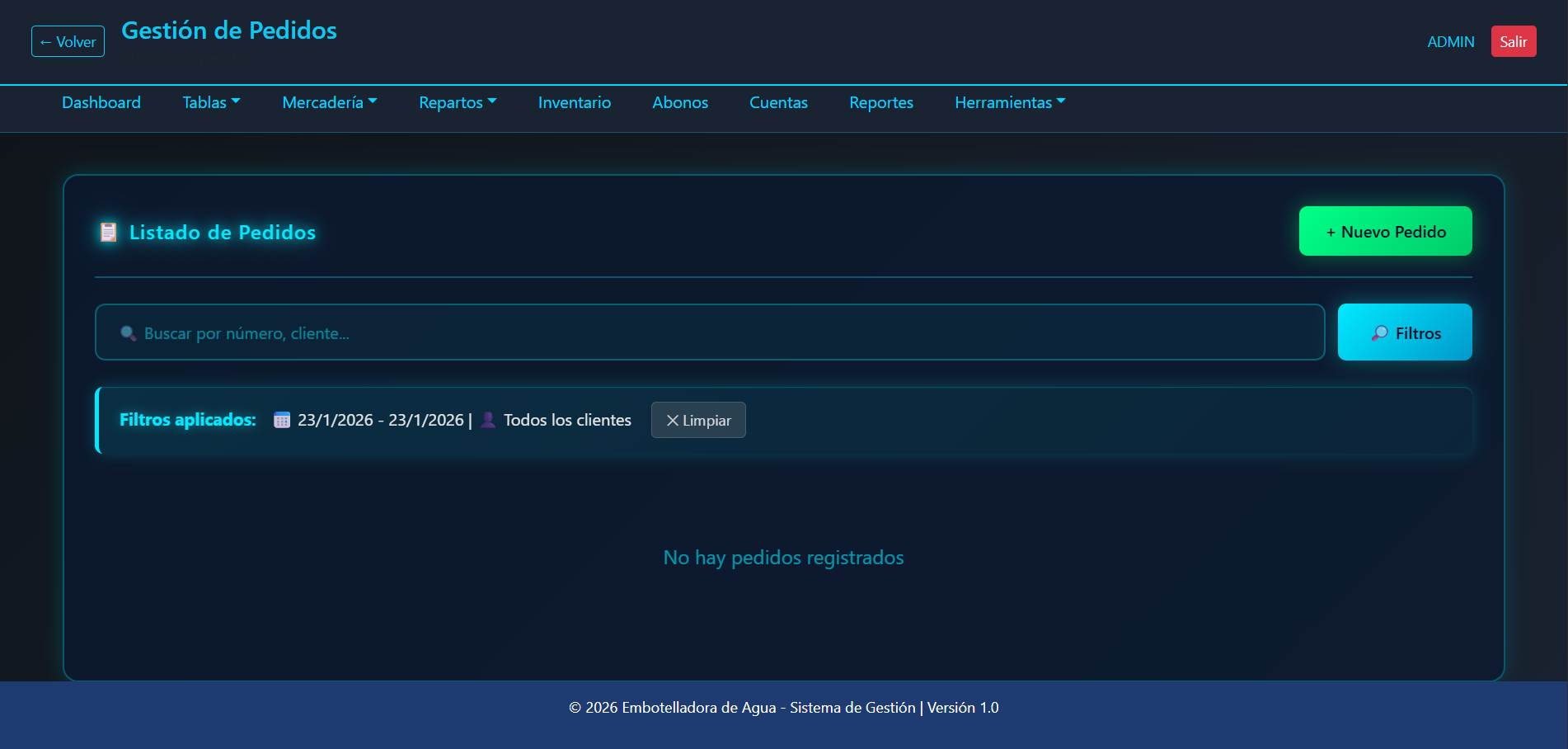 Reportes de entregas